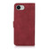 iPhone 16e / 17e KHAZNEH Matte Texture Leather Phone Case - Red