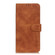 iPhone 16e / 17e KHAZNEH Retro Texture Leather Phone Case - Brown