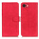 iPhone 16e / 17e KHAZNEH Retro Texture Leather Phone Case - Red