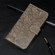 iPhone 16e / 17e Lace Flower Embossing Flip Leather Phone Case - Grey