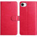 iPhone 16e / 17e Lambskin 8-card Slot Leather Phone Case - Rose Red