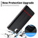 iPhone 16e / 17e LC.IMEEKE Carbon Fiber Leather Phone Case - Horizontal Black