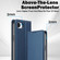 iPhone 16e / 17e LC.IMEEKE L1 Series Frosted Fine Texture PU Phone Case - Blue