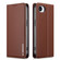 iPhone 16e / 17e LC.IMEEKE L1 Series Frosted Fine Texture PU Phone Case - Brown