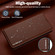 iPhone 16e / 17e LC.IMEEKE L1 Series Frosted Fine Texture PU Phone Case - Brown