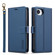 iPhone 16e / 17e LC.IMEEKE L2 Series Detachable Magsafe PU Phone Case with Lanyard - Blue