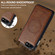 iPhone 16e / 17e LC.IMEEKE L5 Series Detachable RFID Card Bag Magsafe Phone Case - Brown
