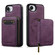 iPhone 16e / 17e LC.IMEEKE L6 Series Zipper Card Bag MagSafe Magnetic Phone Case - Purple