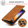 iPhone 16e / 17e LC.IMEEKE Strong Magnetism Microfiber Leather Phone Case - Brown