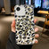iPhone 16e / 17e Leopard MagSafe Dual-side Laminating IMD Phone Case - Black Brown