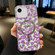 iPhone 16e / 17e Leopard MagSafe Dual-side Laminating IMD Phone Case - Purple