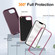 iPhone 16e / 17e Life Waterproof Rugged Phone Case - Purple + Pink
