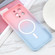iPhone 16e / 17e Liquid TPU Silicone Gradient MagSafe Phone Case - Pink Blue