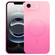 iPhone 16e / 17e Liquid TPU Silicone Gradient MagSafe Phone Case - Pink Red