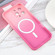 iPhone 16e / 17e Liquid TPU Silicone Gradient MagSafe Phone Case - Pink Red