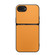 iPhone 16e / 17e Litchi Leather Magnetic Full Coverage Shockproof Phone Case - Yellow