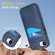 iPhone 16e / 17e Litchi Leather Skin Card Slots Phone Case - Blue