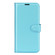 iPhone 16e / 17e Litchi Texture Horizontal Flip Leather Phone Case with Holder - Blue