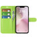 iPhone 16e / 17e Litchi Texture Horizontal Flip Leather Phone Case with Holder - Green