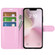 iPhone 16e / 17e Litchi Texture Horizontal Flip Leather Phone Case with Holder - Pink