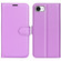 iPhone 16e / 17e Litchi Texture Horizontal Flip Leather Phone Case with Holder - Purple