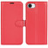 iPhone 16e / 17e Litchi Texture Horizontal Flip Leather Phone Case with Holder - Red