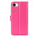 iPhone 16e / 17e Litchi Texture Horizontal Flip Leather Phone Case with Holder - Rose Red