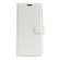 iPhone 16e / 17e Litchi Texture Horizontal Flip Leather Phone Case with Holder - White