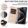iPhone 16e / 17e Litchi Texture RFID Blocking 3-Card Wallet Leather Phone Case - Beige