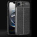 iPhone 16e / 17e Litchi Texture Shockproof TPU Phone Case - Black