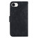 iPhone 16e / 17e Little Tiger Embossed Leather Phone Case - Black