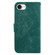 iPhone 16e / 17e Little Tiger Embossed Leather Phone Case - Green
