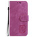 iPhone 16e / 17e Little Tiger Embossed Leather Phone Case - Rose Red
