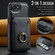 iPhone 16e / 17e MAGKING K1 MagSafe Detachable Wallet RFID Back Cover Phone Case - Black