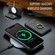 iPhone 16e / 17e MAGKING K1 MagSafe Detachable Wallet RFID Back Cover Phone Case - Black