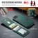 iPhone 16e / 17e MAGKING K1 MagSafe Detachable Wallet RFID Back Cover Phone Case - Green