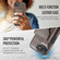 iPhone 16e / 17e MAGKING K2 Series MagSafe RFID Card Bag Detachable Phone Case - Coffee