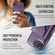 iPhone 16e / 17e MAGKING K2 Series MagSafe RFID Card Bag Detachable Phone Case - Purple