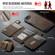 iPhone 16e / 17e MAGKING K3 Series MagSafe RFID Card Bag Detachable Phone Case - Coffee