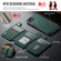 iPhone 16e / 17e MAGKING K3 Series MagSafe RFID Card Bag Detachable Phone Case - Green
