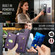 iPhone 16e / 17e MAGKING K4 Series MagSafe RFID Tri-fold Card Bag Detachable Phone Case - Purple
