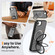 iPhone 16e / 17e Magnetic 360 Rotating Stand Airbag Shockproof Phone Case - Black