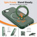 iPhone 16e / 17e Magnetic 360 Rotating Stand Airbag Shockproof Phone Case - Green