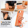 iPhone 16e / 17e Magnetic 360 Rotating Stand Airbag Shockproof Phone Case - Orange
