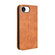 iPhone 16e / 17e Magnetic Buckle Retro Texture Leather Phone Case - Brown