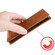 iPhone 16e / 17e Magnetic Buckle Retro Texture Leather Phone Case - Brown