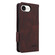 iPhone 16e / 17e Magnetic Clasp Leather Phone Case - Brown