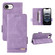 iPhone 16e / 17e Magnetic Clasp Leather Phone Case - Purple