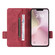 iPhone 16e / 17e Magnetic Clasp Leather Phone Case - Red