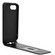 iPhone 16e / 17e Magnetic Vertical Flip Leather Phone Case - Black